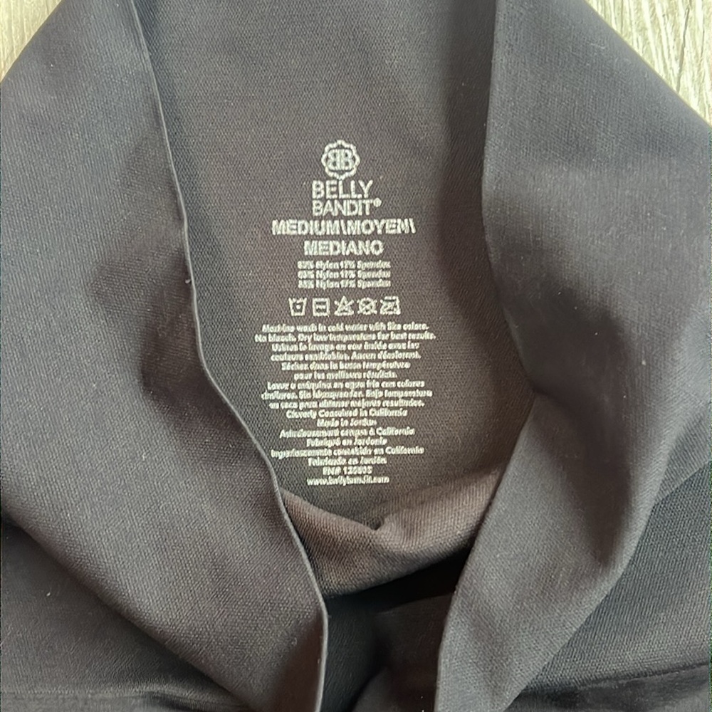 Belly Bandit Maternity Leggings Size M Medium Black